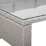 Carlow Range Large Left or Right Hand Corner Sofa Set with Coffee Table in Grey Weave
