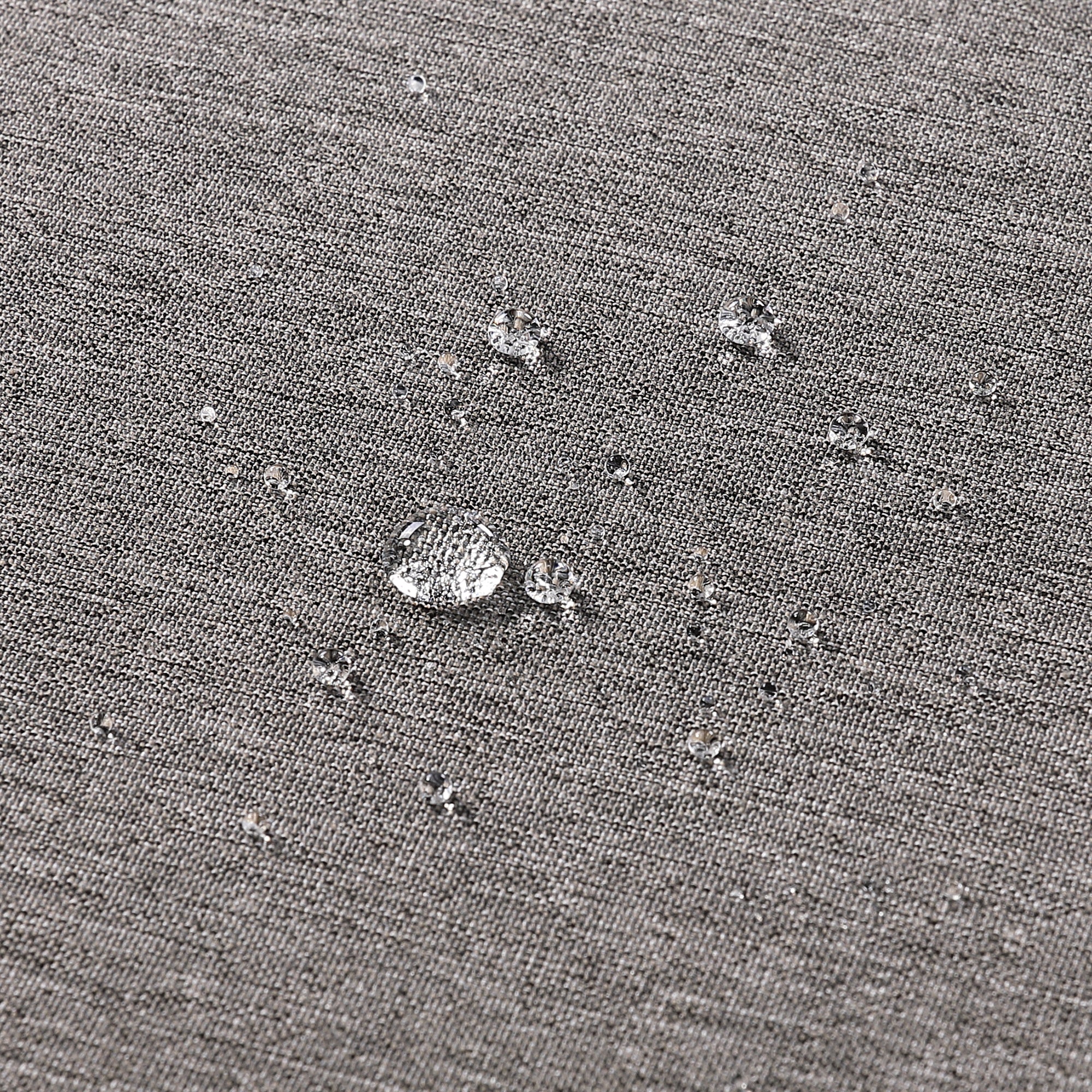 Cambridge Square Corner Sofa Set with Rising Table in Stone Browne Grey weave(#411-2)