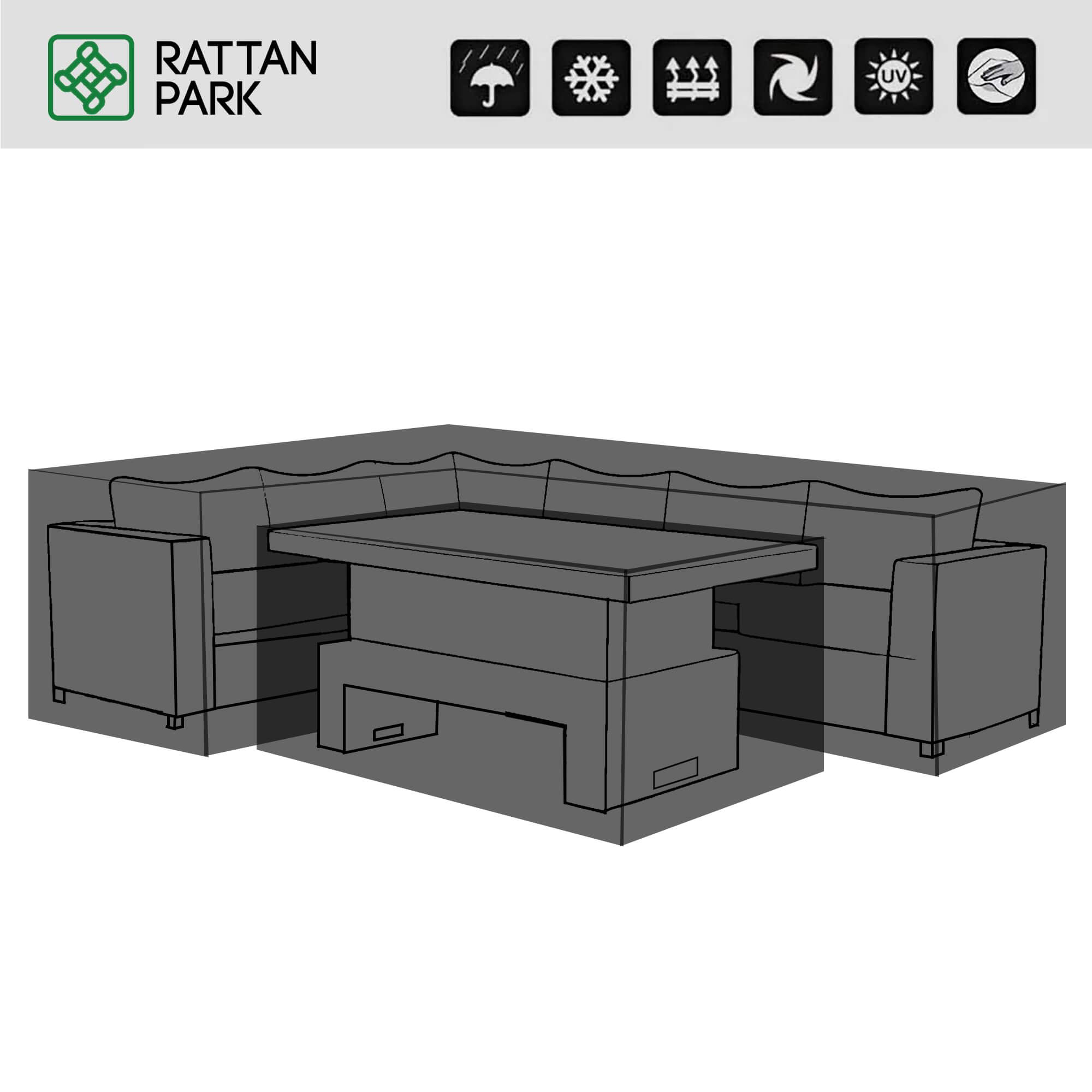 Protective cover- ROC-04L- Rose Modular corner Left Hand facing set