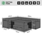 Protective cover- ROC-04L- Rose Modular corner Left Hand facing set