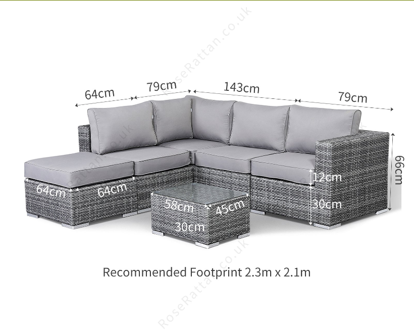 ROC-02  Rain cover for Rose Range Lounge Corner set.