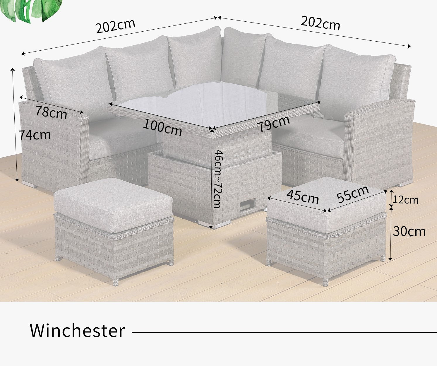 Protective cover -COVER-01 for Winchester Square Corner Set