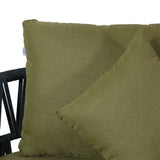 Pre Order_Luna Range Olive Green & Anthracite Rope Sofa Set | Premium Outdoor Lounge Furniture