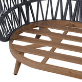 Pre Order_Luna Range White & Anthracite Rope Sofa Set | Premium Outdoor Lounge Furniture
