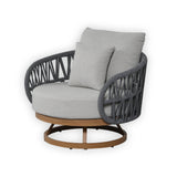 Pre Order_Luna Range White & Anthracite Rope Sofa Set | Premium Outdoor Lounge Furniture