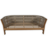 Pre Order_Orion Range Natural Rope & Wood-Effect Aluminium Sofa Set | Premium Outdoor Lounge Furniture