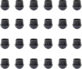 RattanPark 24PCS Round Plastic Inner Plugs Half Spherical Domed End Covers, Chair Leg Caps,Floor Protectors, Plastic Feet for Garden Furniture, Plug Protectors for Chairs Table Legs