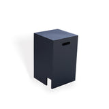 Rattanpark Aluminum Square Gas Fire Pit Coffee Table  in Charcoal (FP-07G)