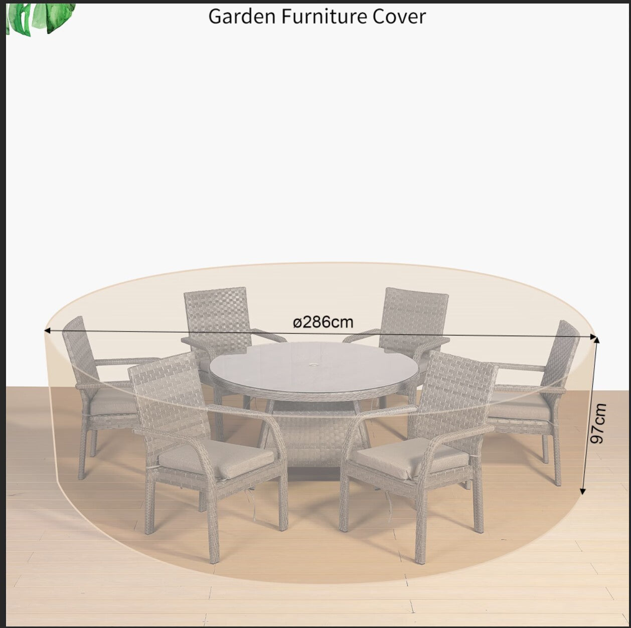 Cover-08 for the Winchester Round Dining Set