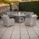 FSZ-911-For Sicily Large Round Corner Sofa Set (270x270xH80 cm)