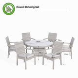 Winchester 2023 Range Round Dinning Set in Grey (#23008)