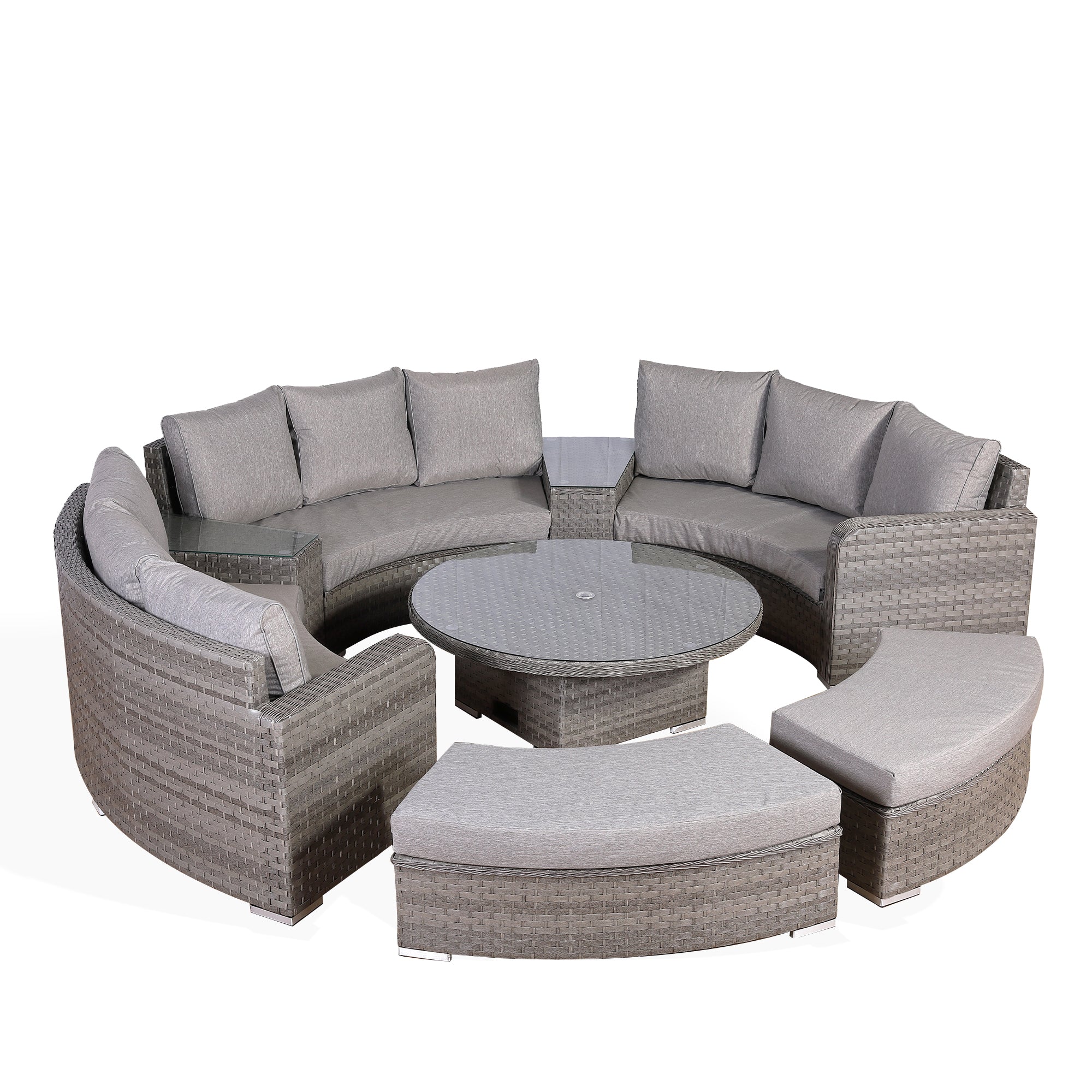 Winchester 2023 Range Large Round Set with Rising Table in Grey