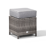 Cambridge Range Single Stool  in stone Browne Grey weave