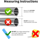 RattanPark 24PCS Round Plastic Inner Plugs Half Spherical Domed End Covers, Chair Leg Caps,Floor Protectors, Plastic Feet for Garden Furniture, Plug Protectors for Chairs Table Legs