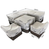 Protective Cover FSZ-2311- For Sicily 4-Piece Garden Furniture Cover Set