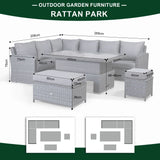 Replacement Cushion Covers for Cambridge /Ascot/Durley Modular Corner Set