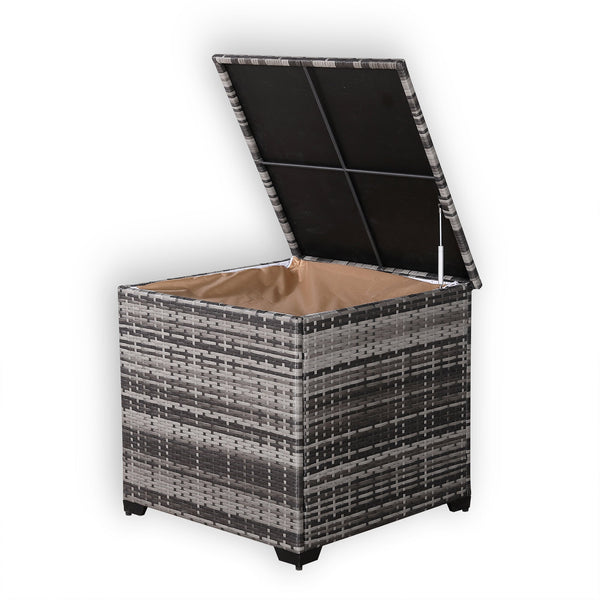 Rattan Park Square Storage Box in Grey Rattan – Rattanpark Furniture