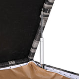 Paris Range Square Storage Box  in Grey Rattan Weave