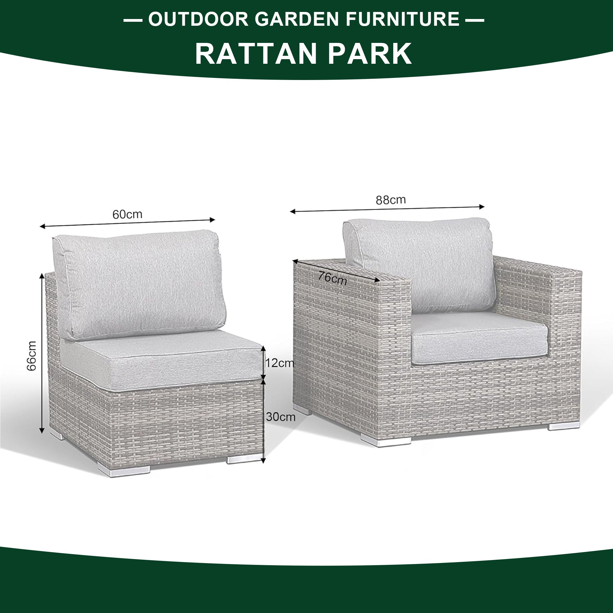 Cambridge Range Arm Chair and Armless in stone Browne Grey weave