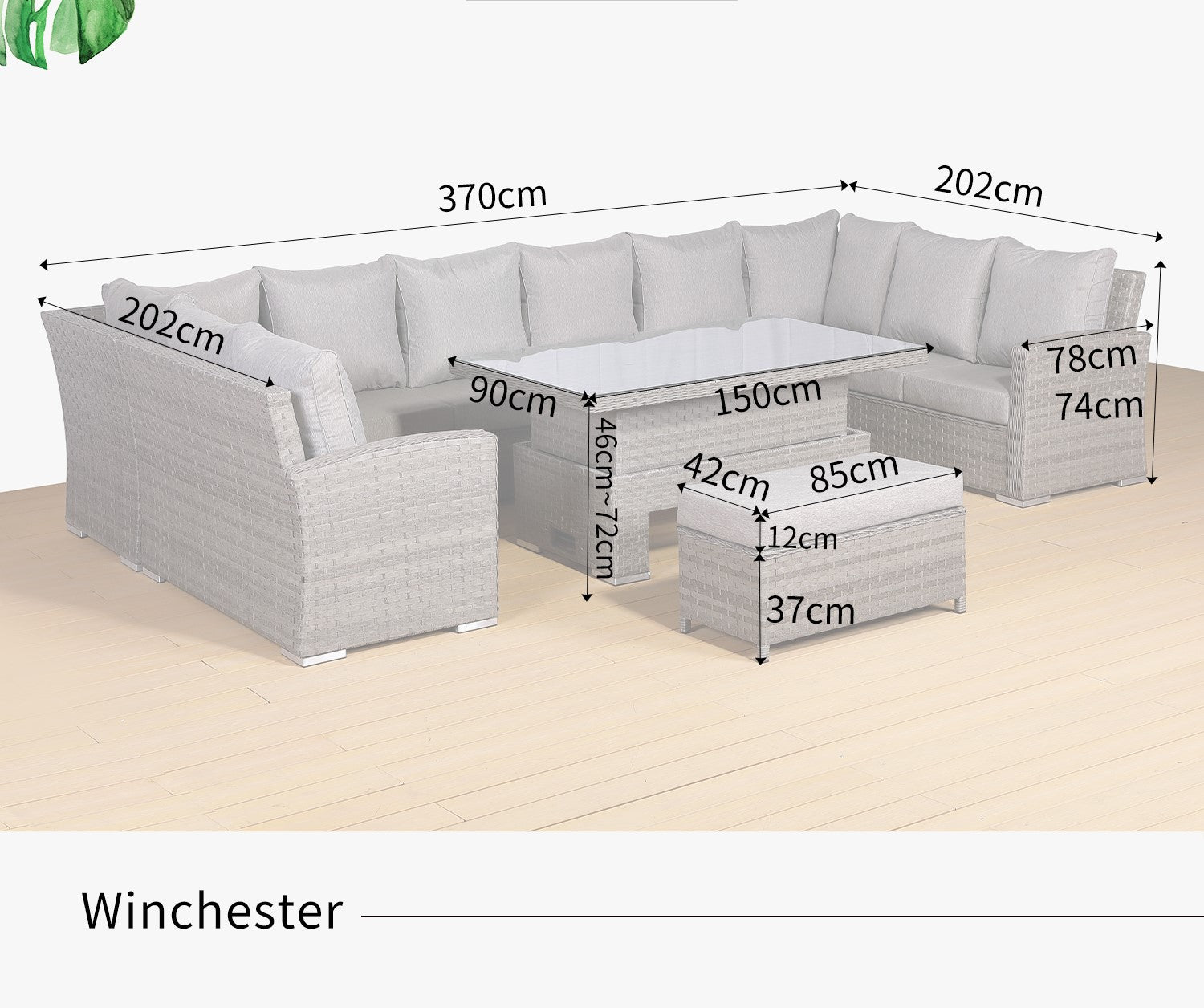 Cover-07 for Winchester Large U-Shape Corner Sofa